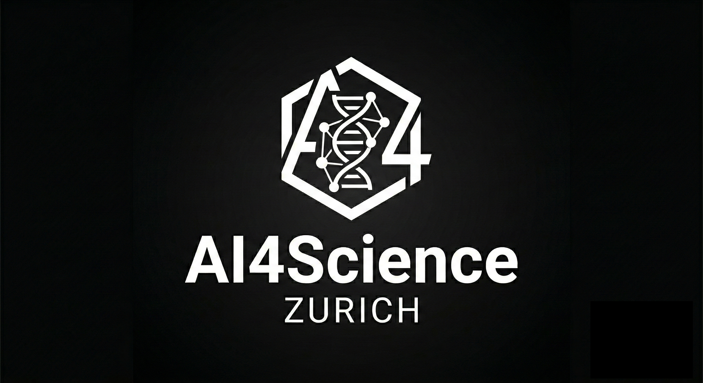 AI4Science Club Zurich banner logo for dark mode